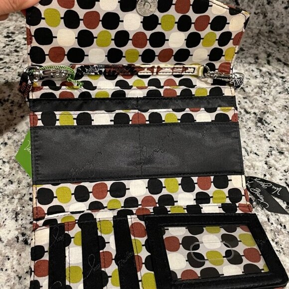 NWT BOHEMIAN VERA BRADLEY CROSSBODY WALLET PERFECT GIFT HOLIDAYS SANTA - Picture 4 of 13